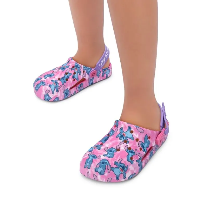 Babuche Grendene Kids Disney Stitch Fun Print Infantil Rosa ROSA/LILAS - 32