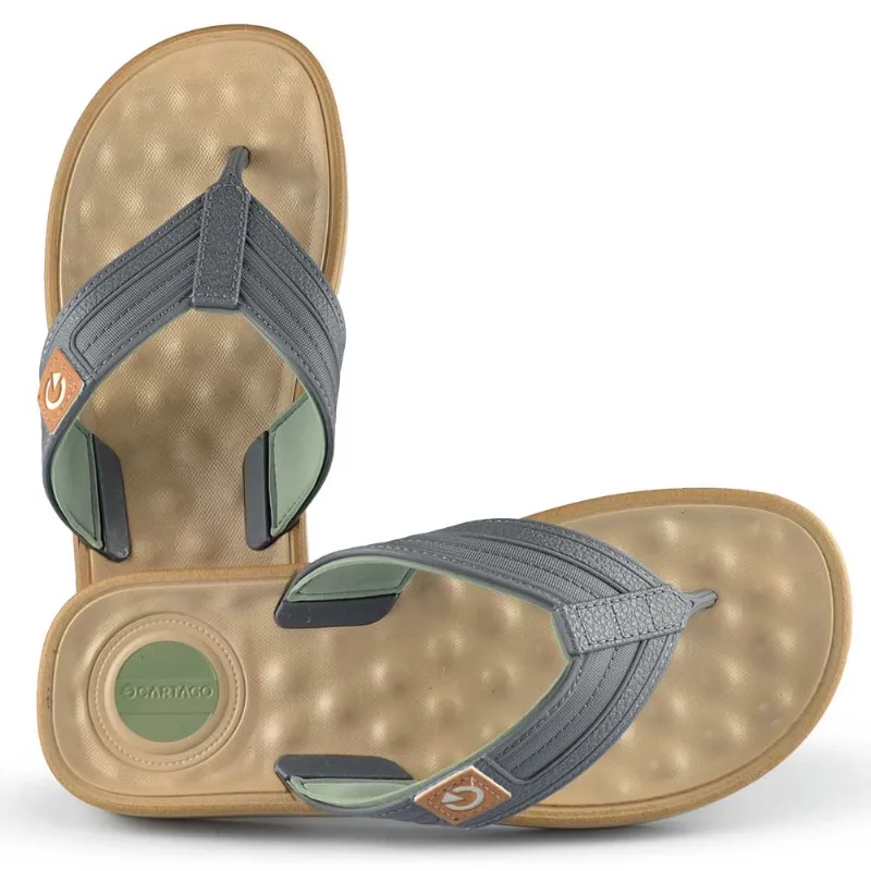 Chinelo Cartago Masculino Alabama 25 11859 BI909 BEGE/CZA/VERDE 41