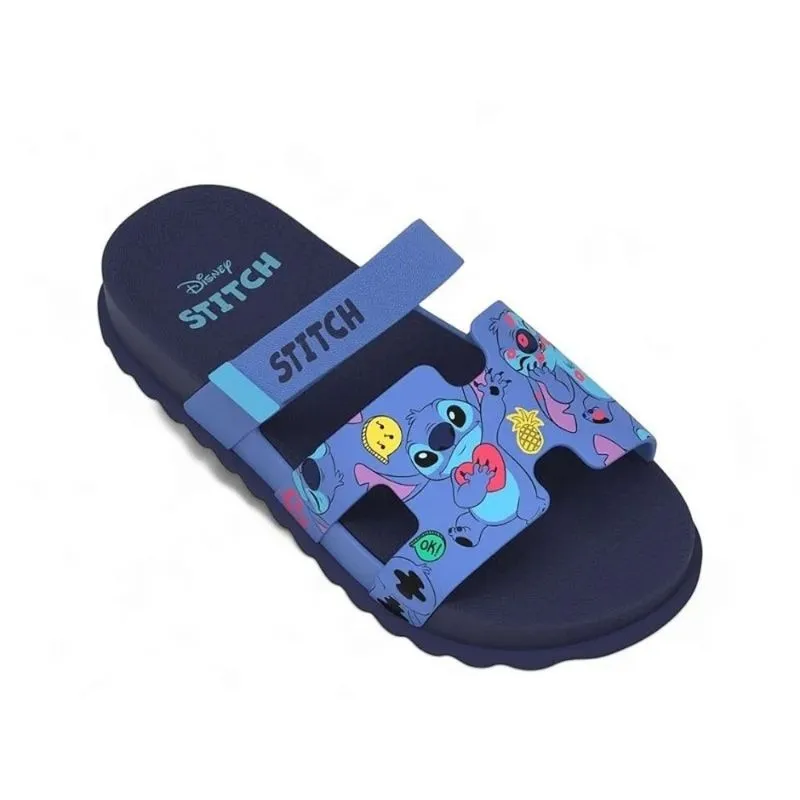 Chinelo Infantil Papete Disney Glam Slide 28 / AZUL-AZUL