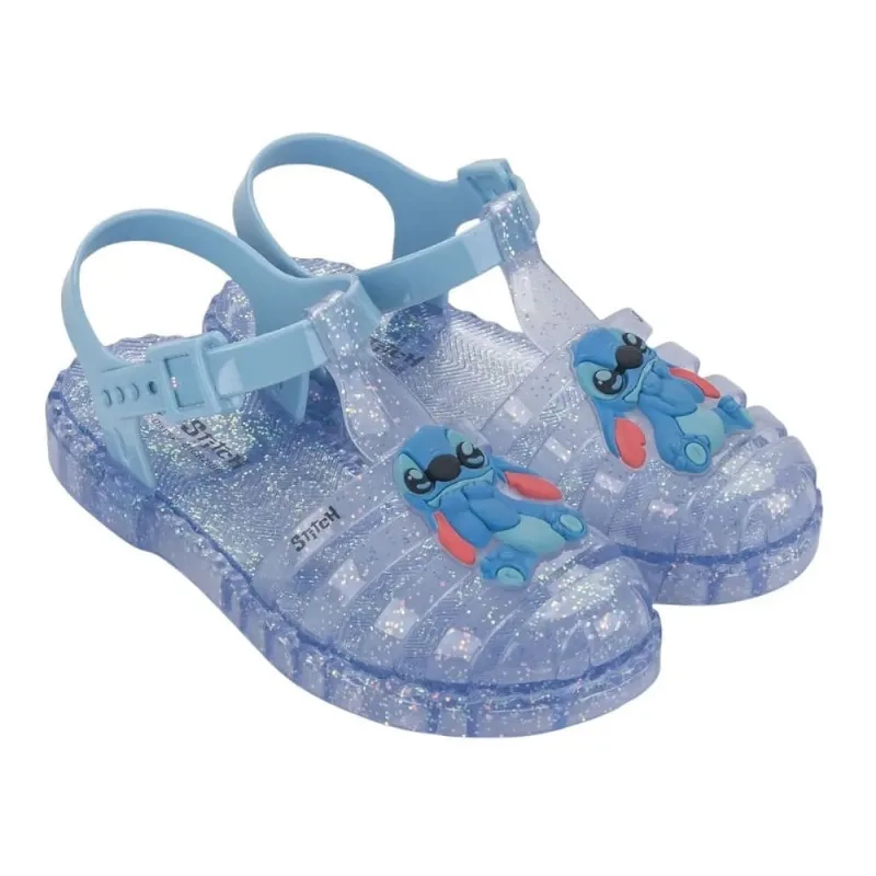 Sandália Menina Grendene Kids Glitter Stitch Azul 23322 34 / Azul