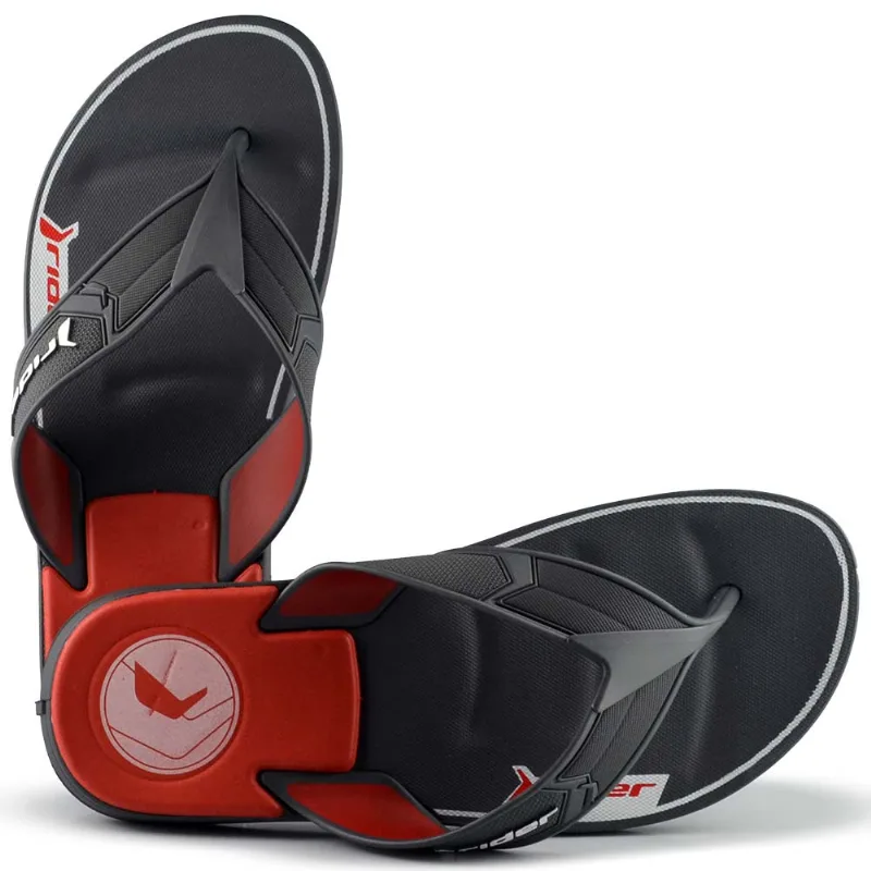 Chinelo Rider Masculino Start 25 12499 BL531 CINZA/VERMELHO 37/38 - RIDER