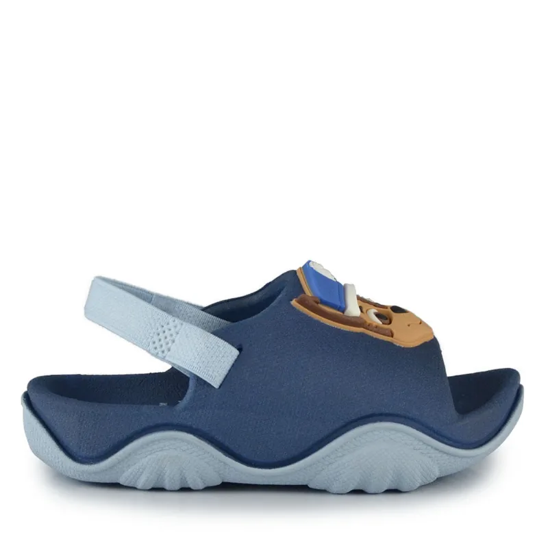 Chinelo Slide Grendene Unissex Patrulha Canina 25 Bold 23258 BN527 AZUL ESC/AZL 21