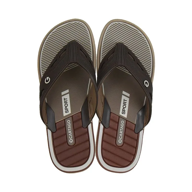 Chinelo Masculino Dallas Cartago Marrom 42