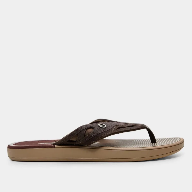 Chinelo Cartago Dallas Masculino - Masculino - Bege+Marrom