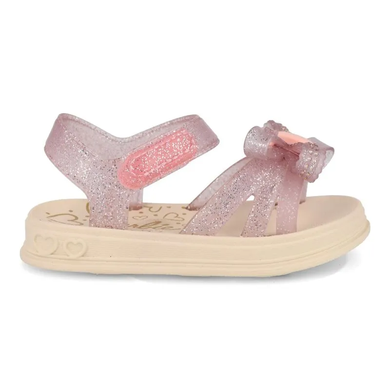 Sandália Barbie Rosa Glitter Grendene Kids 23
