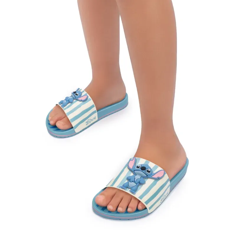 Chinelo Grendene Casual Azul Stitch Infantil 29