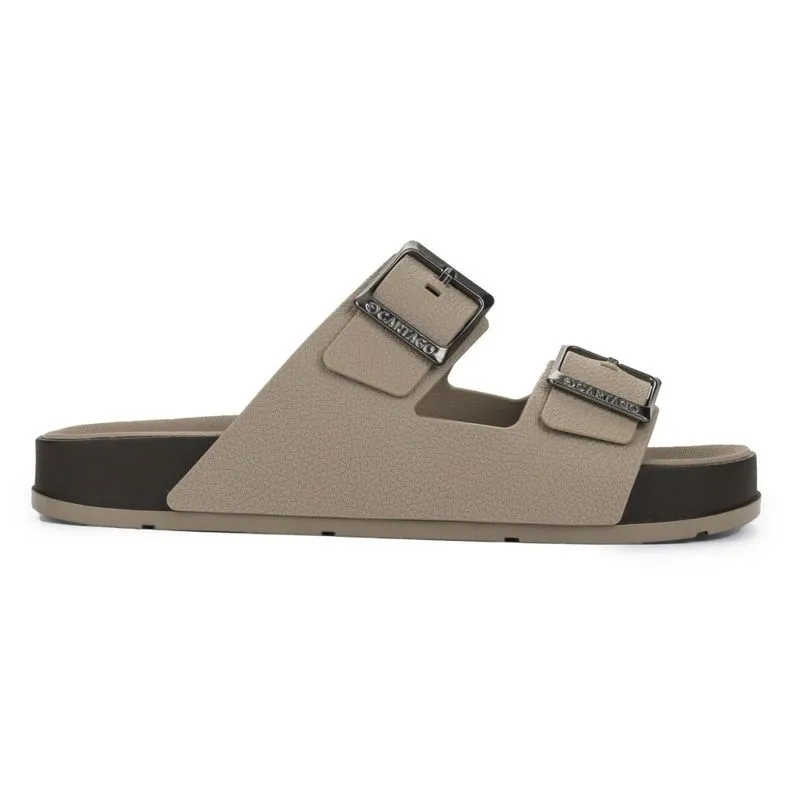Chinelo Slide Cartago Masculino Marrom 40