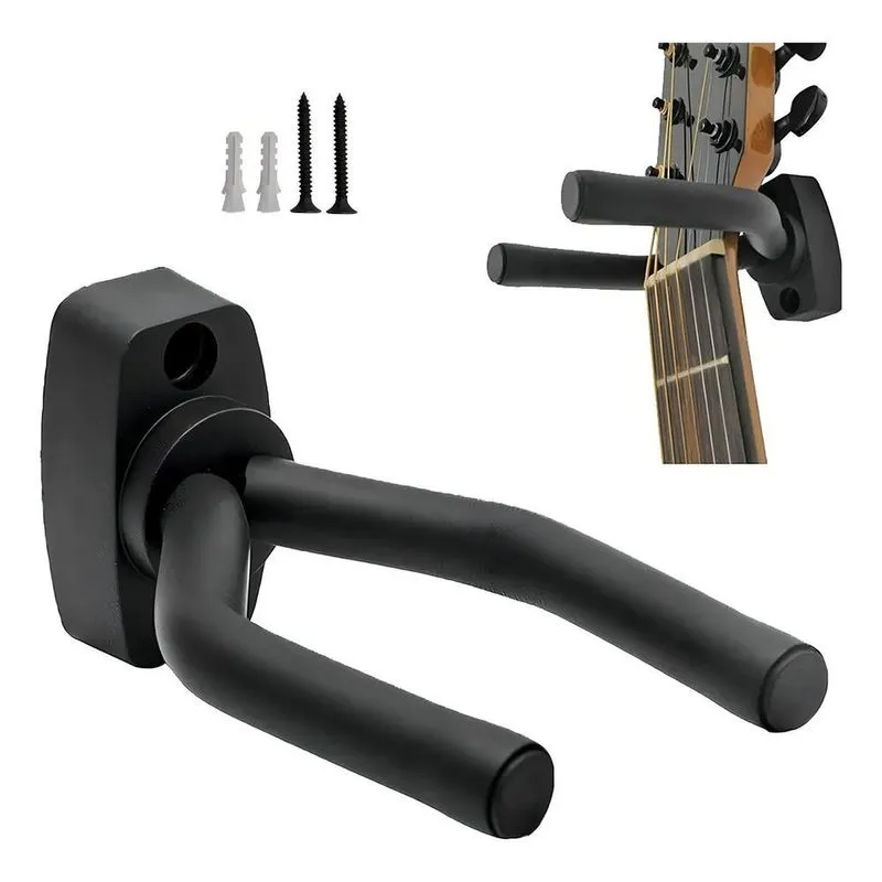 2x Suporte De Parede Violão Guitarra Violino Baixo Ukulele A