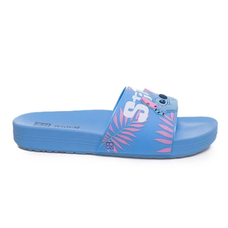 Chinelo Feminino Zaxy Slide Azul Hortência 37
