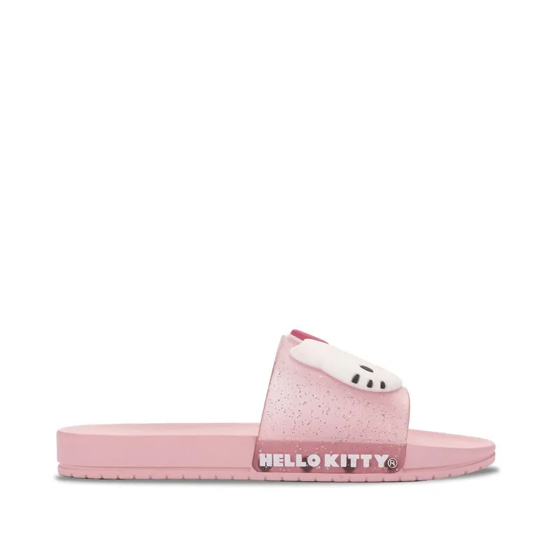 Chinelo Infantil Grendene Slide Hello Kitty Rosa Claro - 32