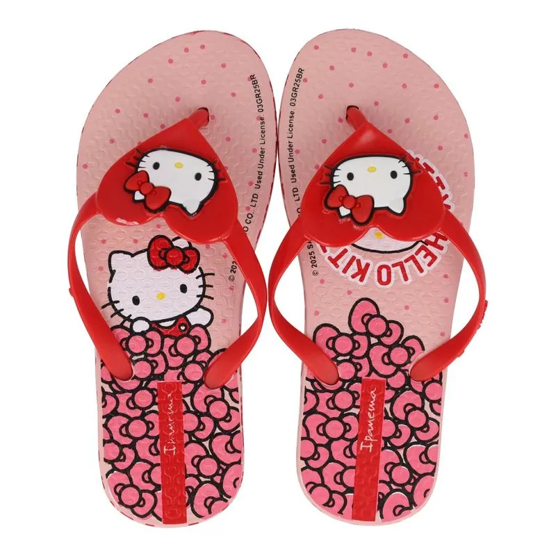 Chinelo Infantil Ipanema Estampa Hello Kitty Rosa ROSA/VERMELHO - 31