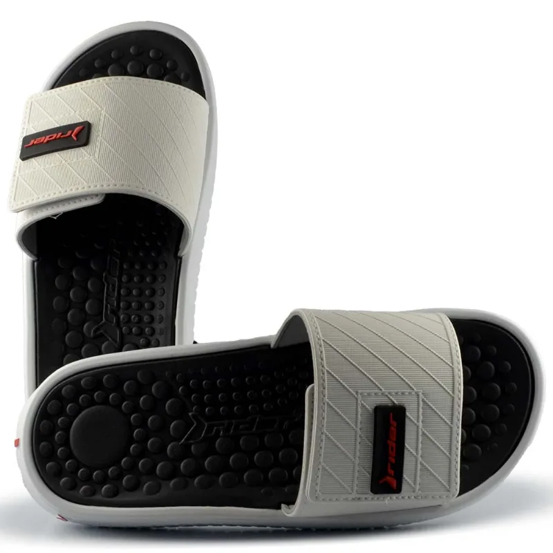 Chinelo Rider Masculino Infinity Fuse 25 12426 BN993 BCO/CZA/PTO 43/44