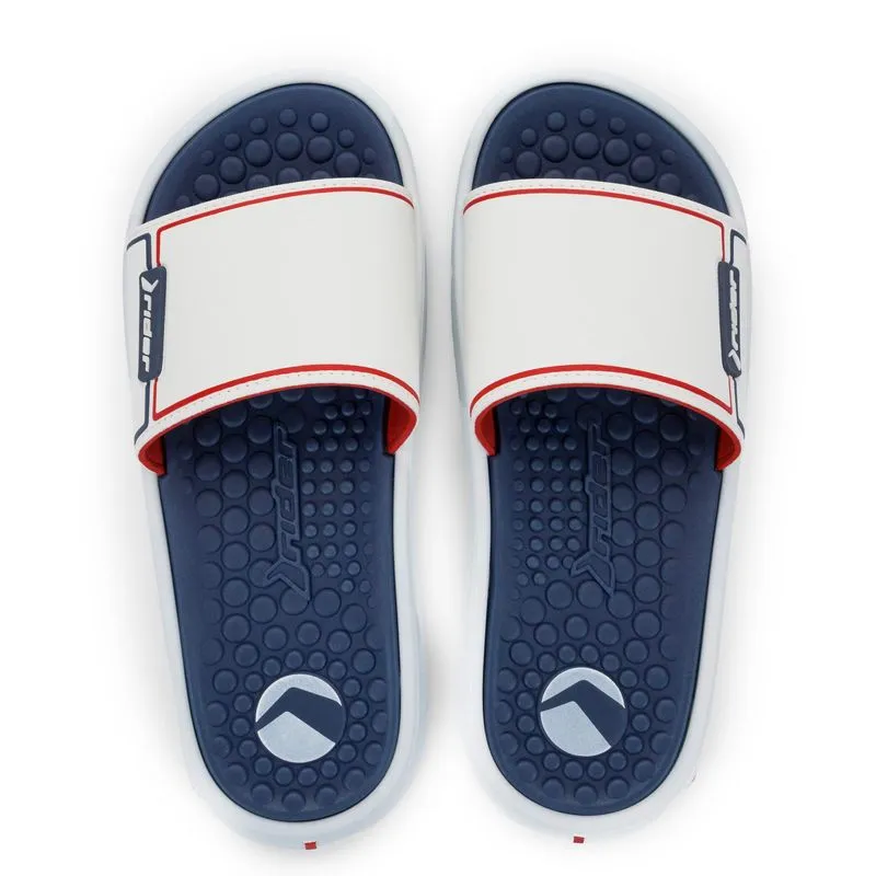 Chinelo Masculino Slide Rider Borracha Branco 37
