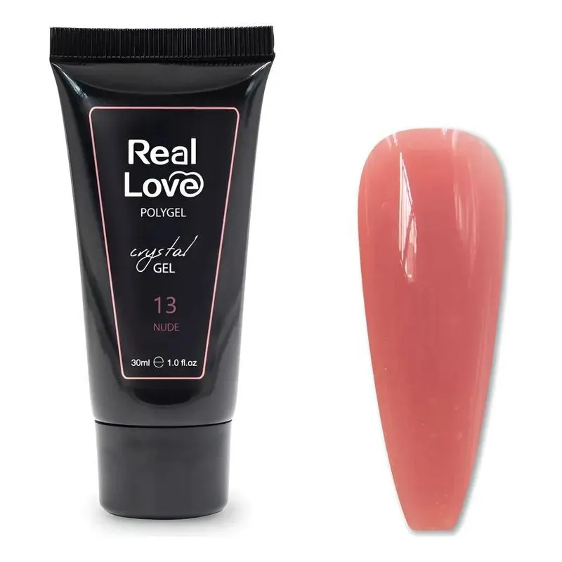 Polygel Cabine Gel Molde F1 Real Love 30ml Unh Nude - 13