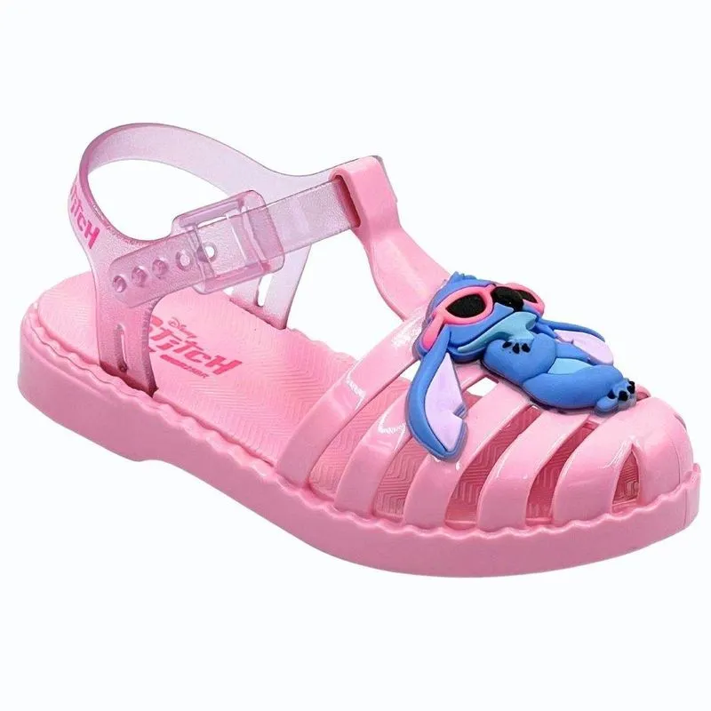 Sandalia Grendene Kids Disney Duo Stitch Inf Rosa/azul 034