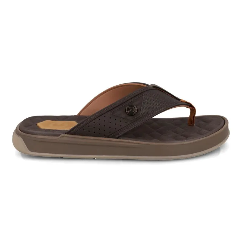 Chinelo Masculino Cartago Casual Marrom 37