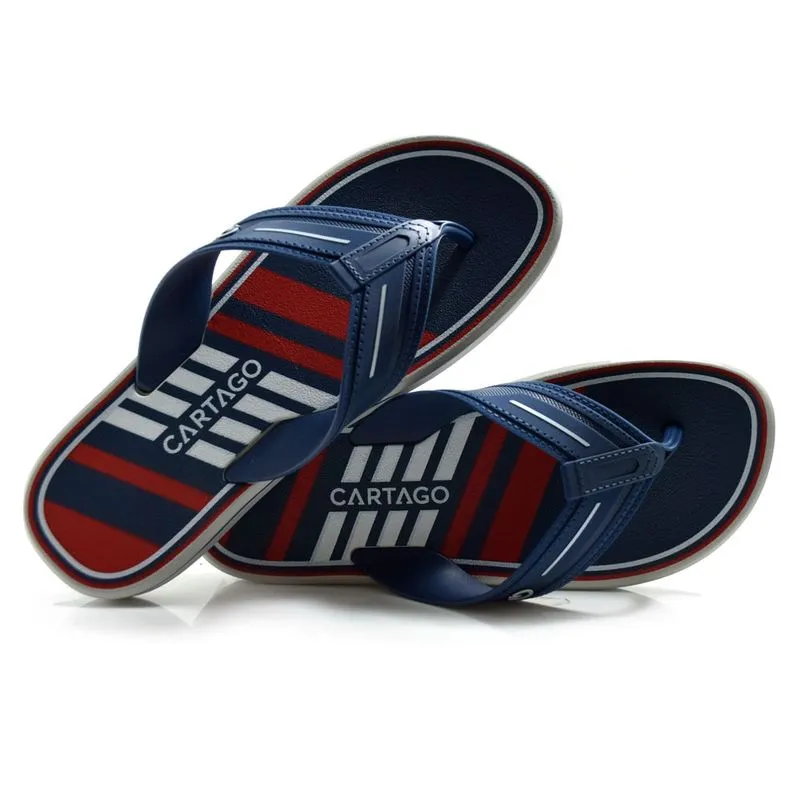 Chinelo Masculino Cartago Palermo II Azul 12572 40