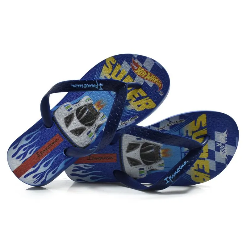 Chinelo Infantil Ipanema Hot Wheels Azul 27318 23/24