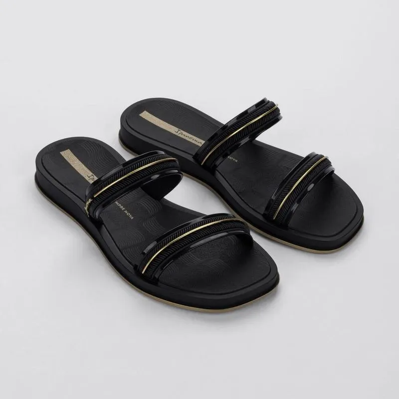 Chinelo Feminino Slide Glow Ipanema Preto - 39 BR