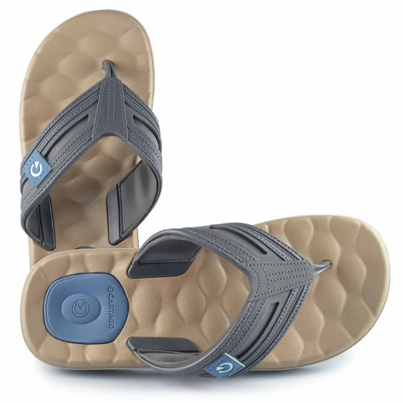 Chinelo Cartago Masculino Egeu 25 12530 BS992 BEGE/BASALTO/A 42 - IPANEMA