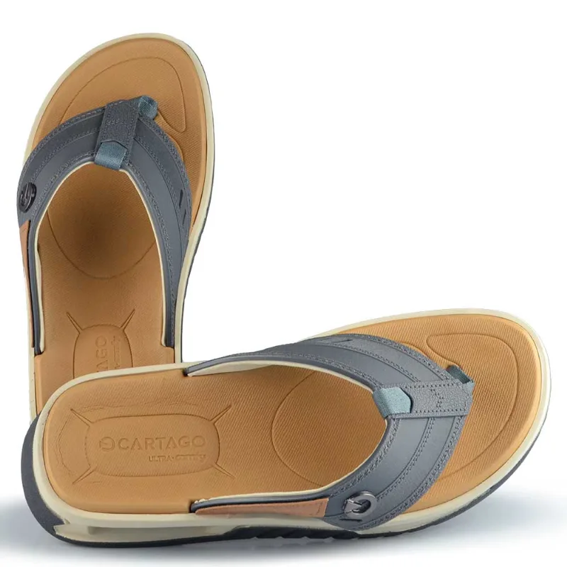 Chinelo Cartago Masculino Cairo 25 12503 BQ653 BEGE/BASALTO 43/44 - IPANEMA
