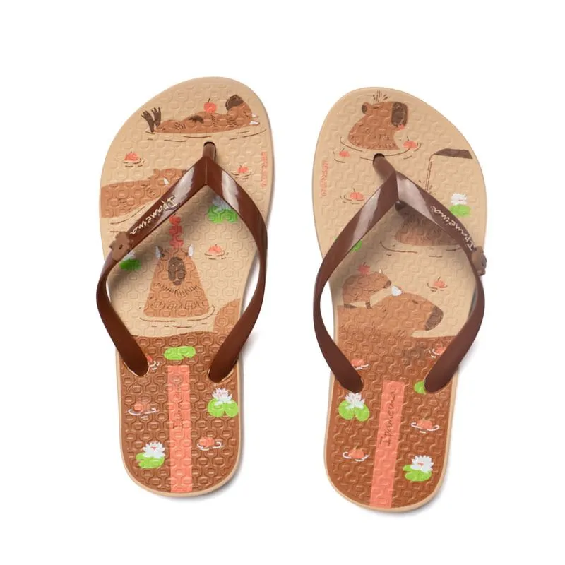 Chinelo Infantil Ipanema Hype Capivara Bege - 31