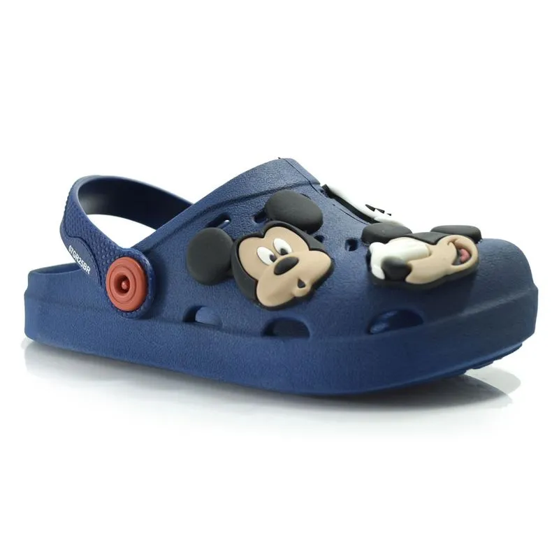 Babuche Infantil Grendene Disney Smile do 23 ao 34 Azul 23348 25