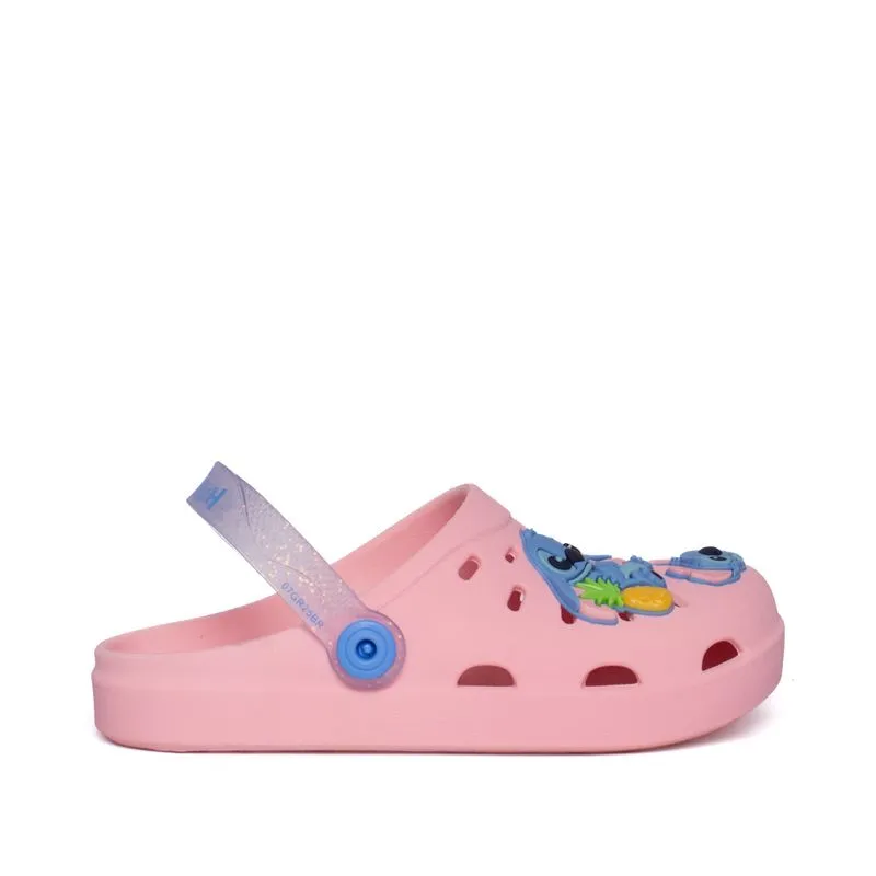 Sandália Babuche Infantil Grendene Stitch Rosa/Azul - 29