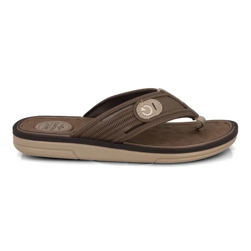 Chinelo Casual Cartago Lyon IV Masculino Marrom 37