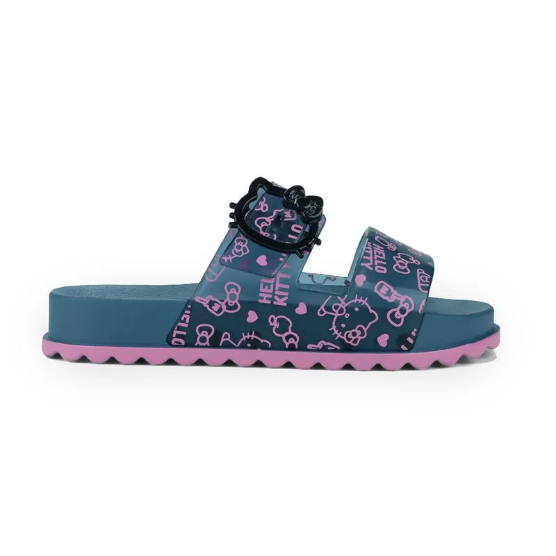 Tamanco Infantil Grendene Hello Kitty Fivela Azul 30