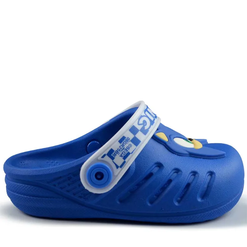 Babuche Infantil Grendene Masculino Sonic Ready 25 23371 BS434 AZUL/BRANCO 26/27 - IPANEMA