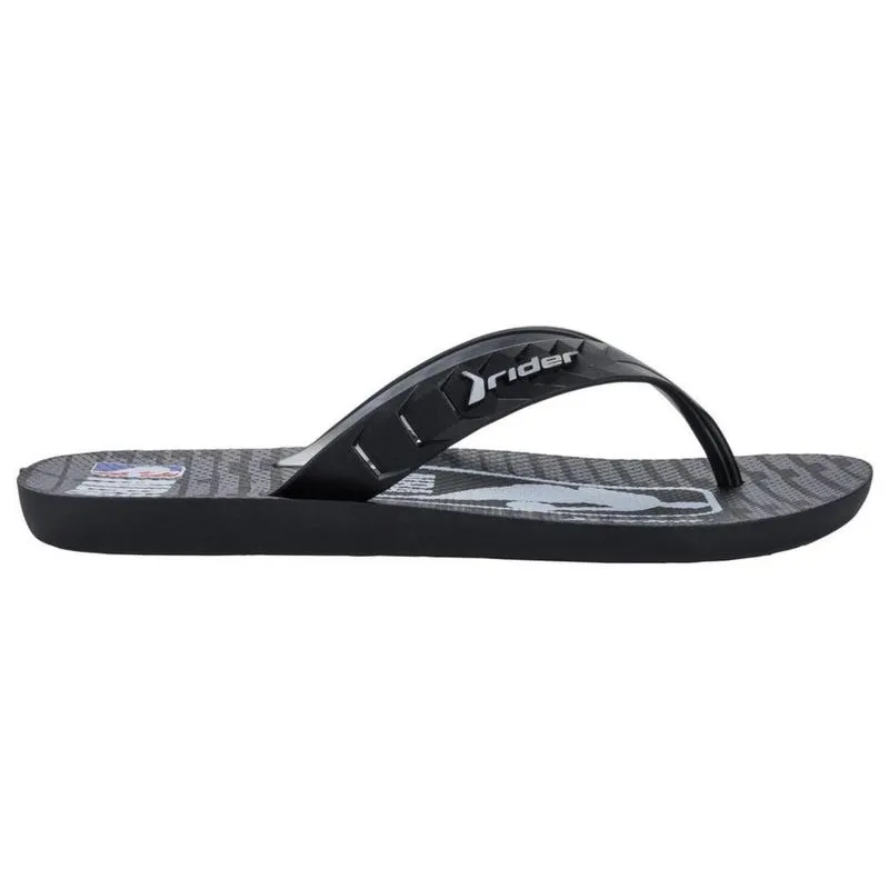 Chinelos masculinos Rider Street Duo NBA Preto - 39 BR