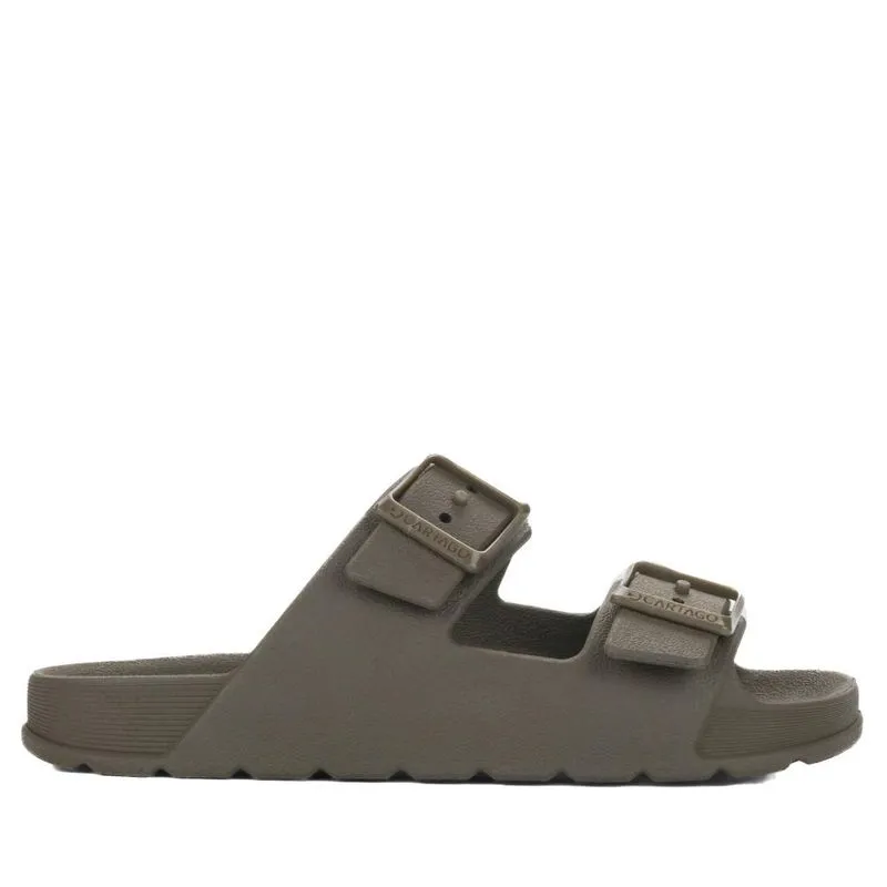 Chinelo Slide Infantil Masculino Cartago Torino 12566 Marrom Escuro 31