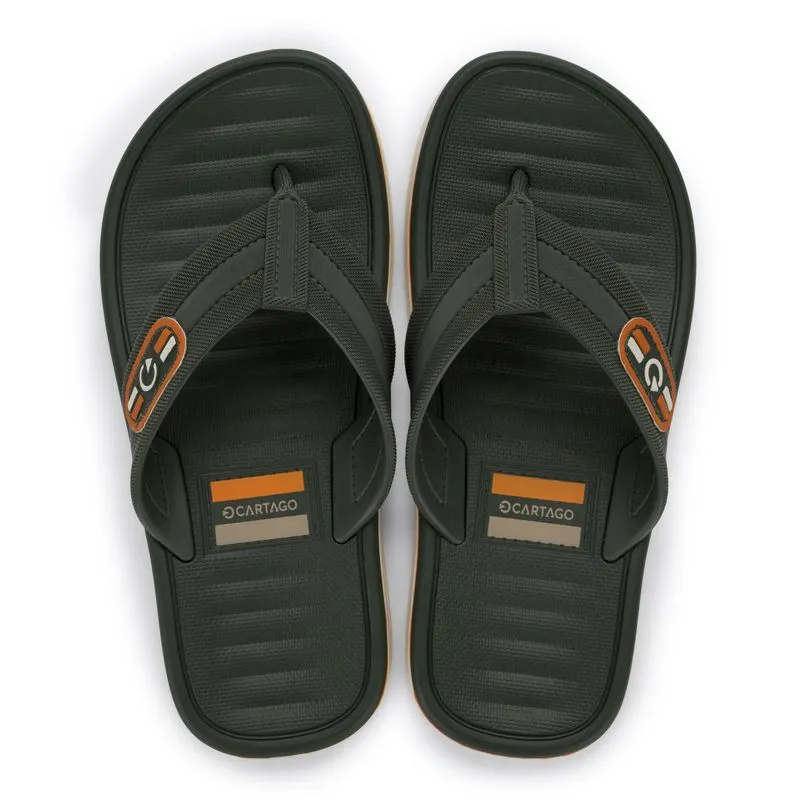 Chinelo Infantil Cartago Paris II Borracha Verde 31