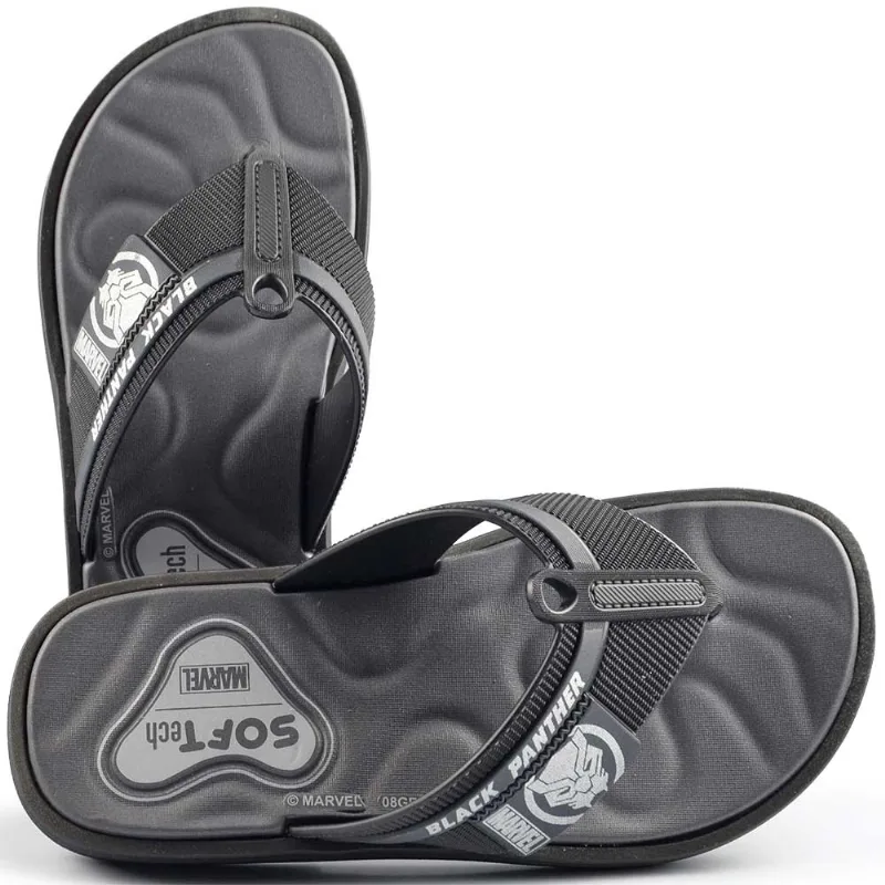 Chinelo Infantil Grendene Masculino Marvel 25 23369 BS844 PTO/PTO/PTO 30