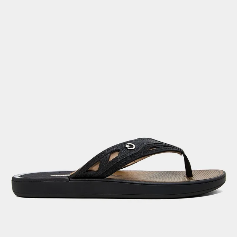 Chinelo Cartago Dallas Masculino - Masculino - Preto+Bege