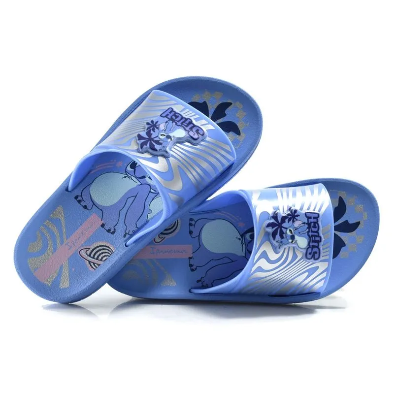 Chinelo Infantil Ipanema Stitch do 23 ao 34 Azul 27449 26/27