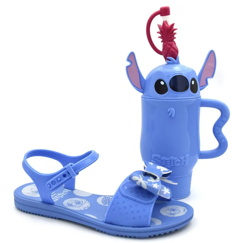 Sandália Infantil de Menina Disney Fan Cup do 23 ao 34 Azul 23267 32/33