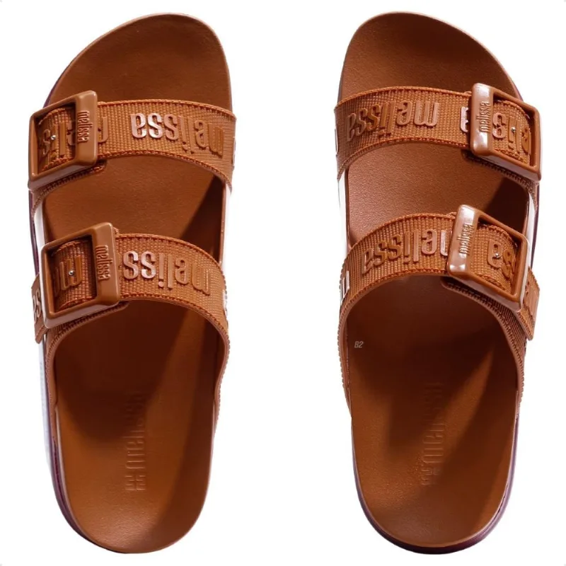 Sandália Melissa Cozy Slide M Lover Platform Feminina 36 / Marrom