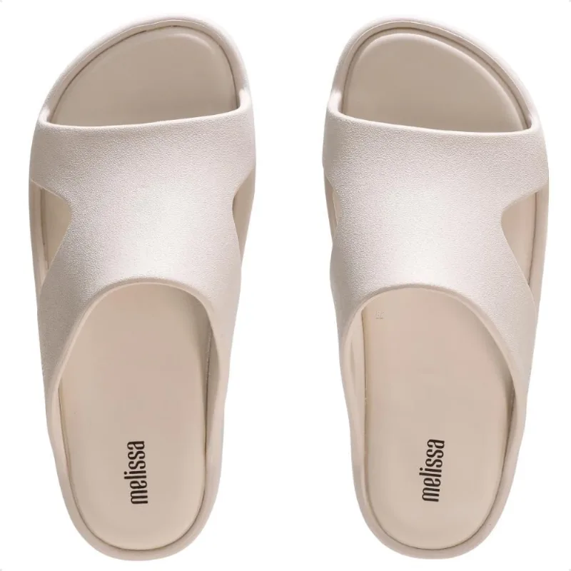 Chinelo Melissa Plataforma Free Cut Out Feminino 38 / Bege