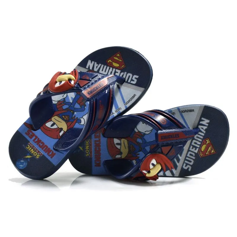 Chinelo Infantil de Menino Sonic DC Heros do 23 ao 34 Azul 23392 25