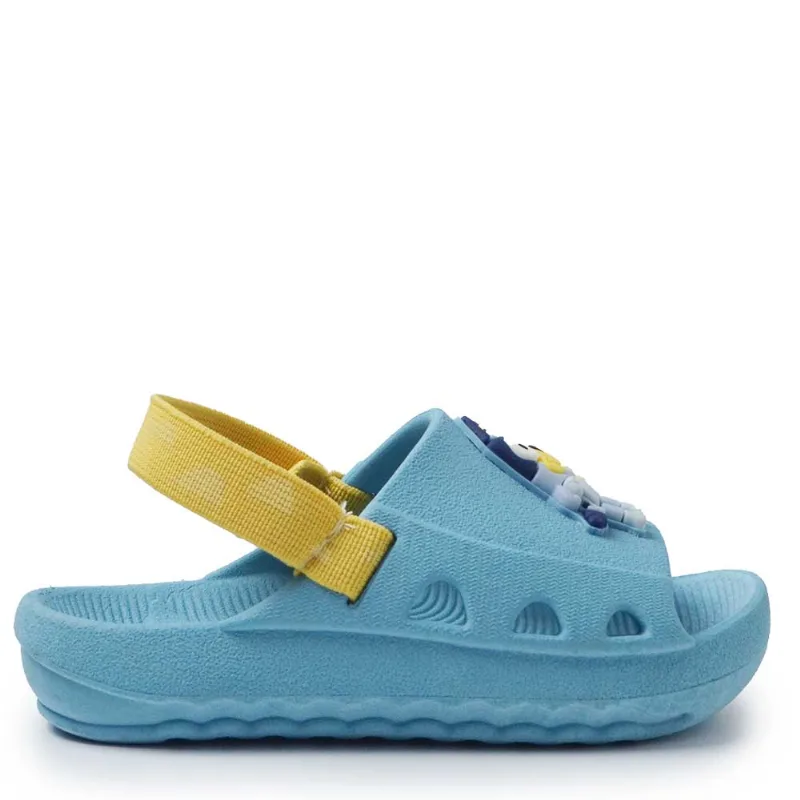 Chinelo Slide Infantil Grendene XS Bluey Wavie 25 23460 BW0323 AZUL/AMARELO 23/24