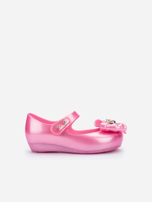 Mini Melissa Girls Ultragirl Princess I Ballerinas in Pink Pink / EU 21 UK 5