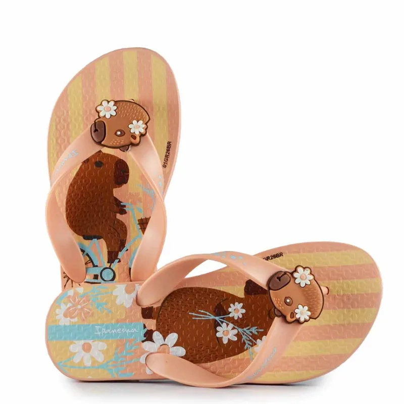 Chinelo Infantil Ipanema XS 26 27512 BX706 BEGE/BEGE 31/32