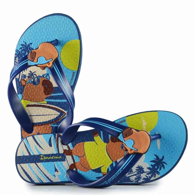 Chinelo Infantil Ipanema XS 26 27512 BX708 AZUL/AZUL 35