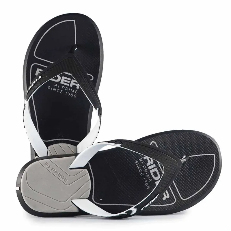 Chinelo Rider Masculino 26 Prime 12609 BW841 PTO/BCO/CZA 40