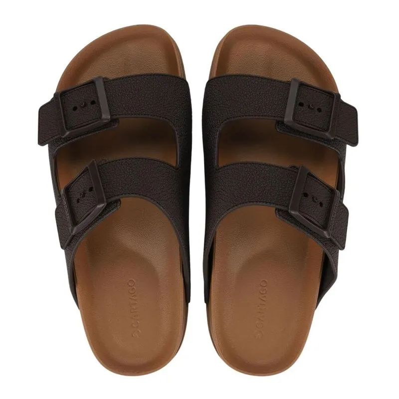 Chinelo Masculino Slide Milão III Cartago Marrom, 42 BR