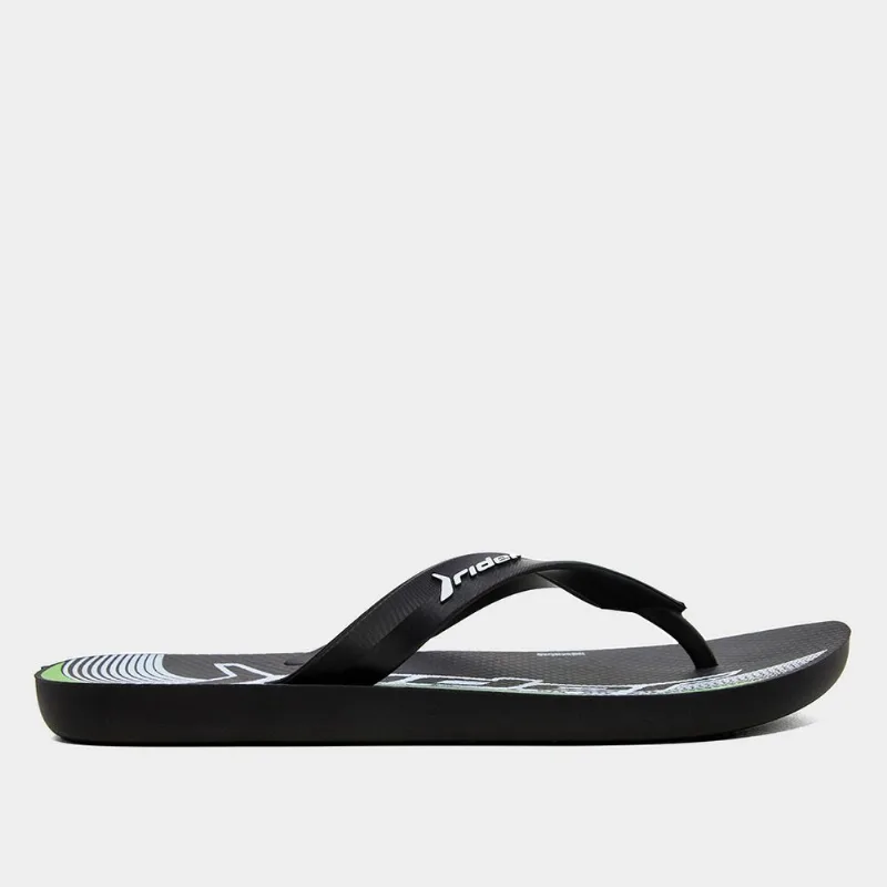 Chinelo Juvenil Rider Feel Urban - Menino - Preto