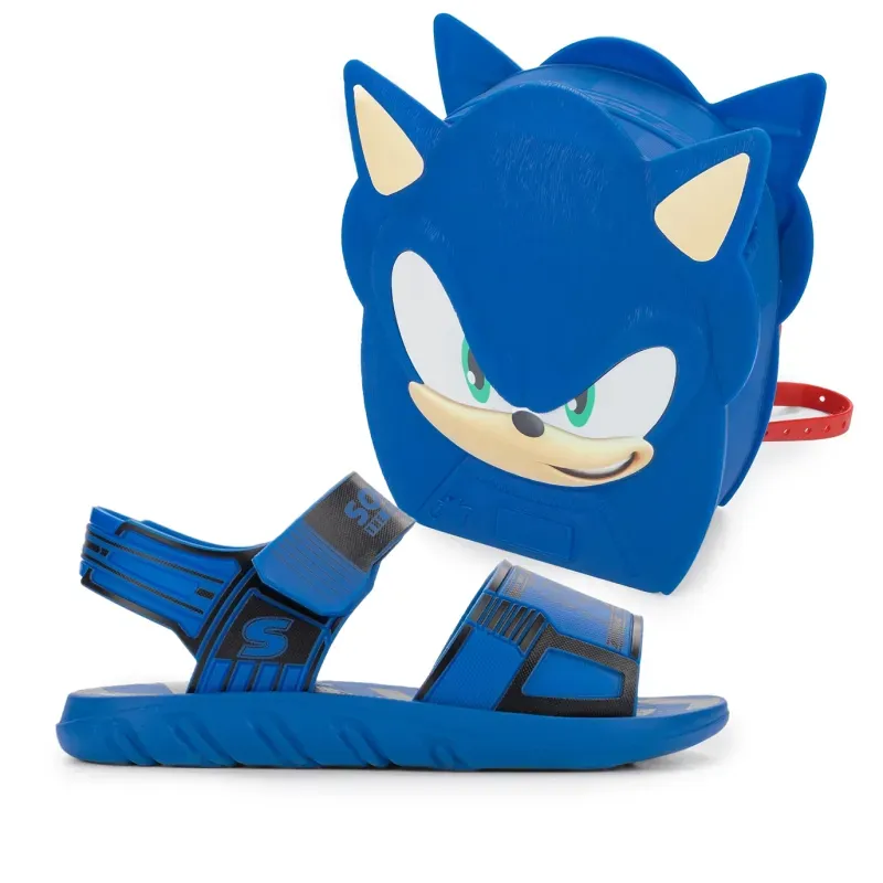 Sandália Papete Sonic Grendene Infantil Azul 31