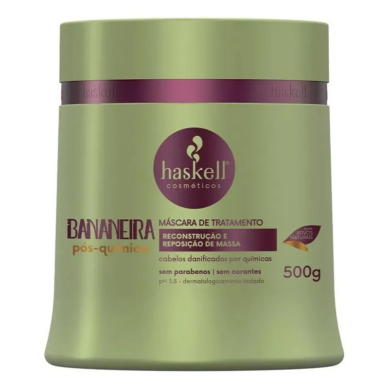 10x Máscara Haskell Bananeira Pós Química 500g